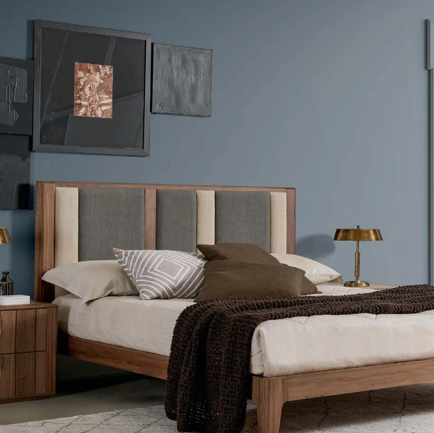Letto Domino imbottito di Modesign
