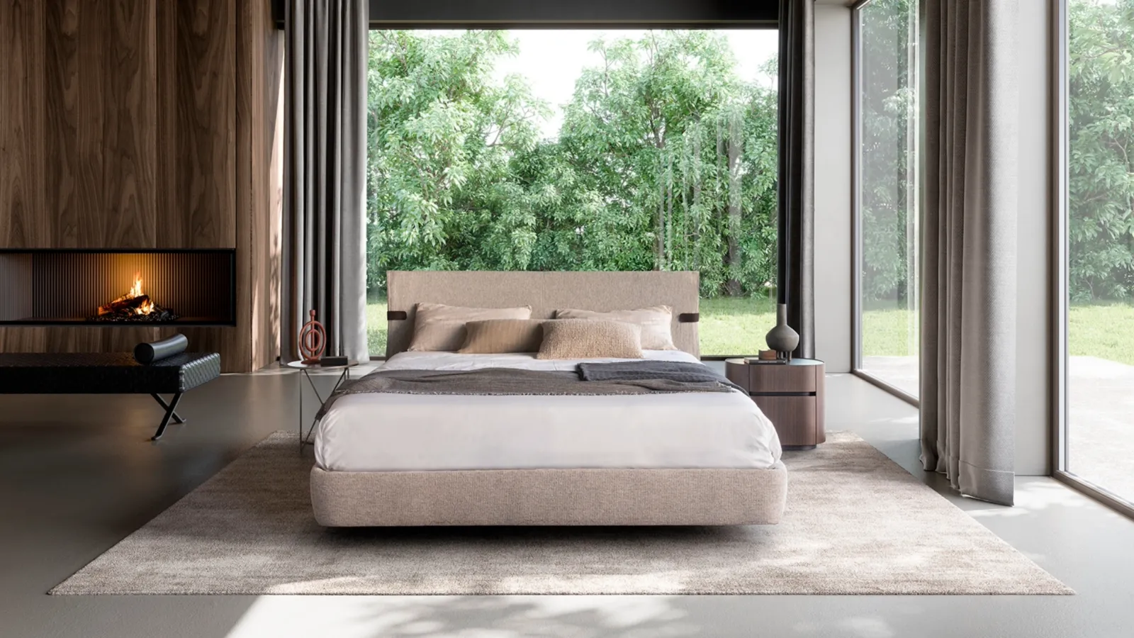Letto Dress Code con contenitore di Presotto