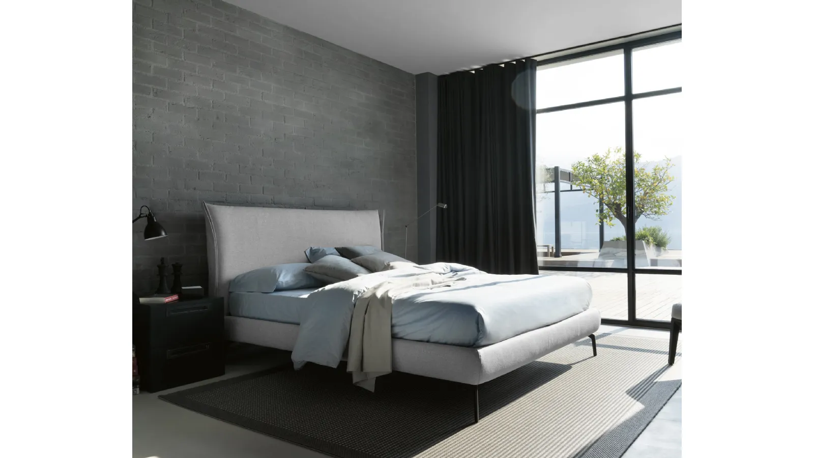 Letto moderno Osaka di Noctis