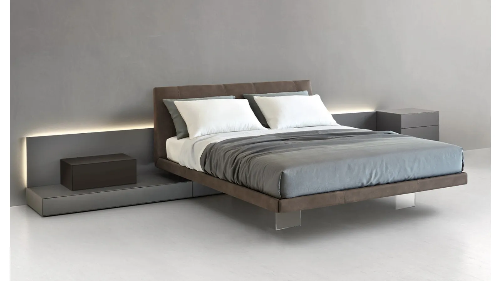 Letto con testiera Diletto di Sangiacomo