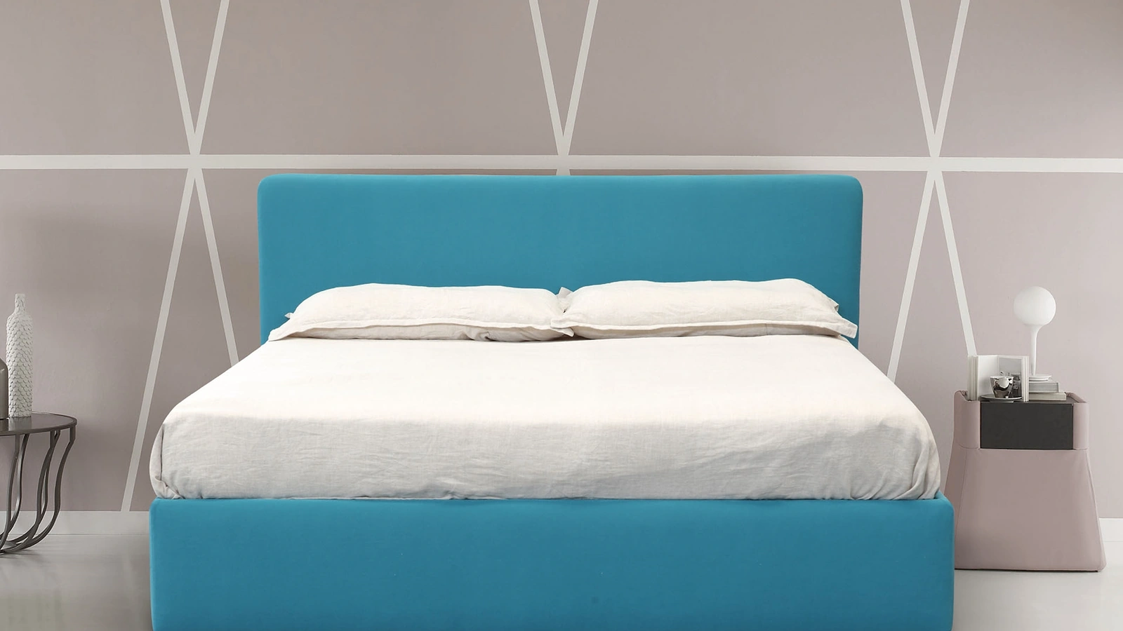 Letto matrimoniale con testiera Vincent di Nicoletti Home