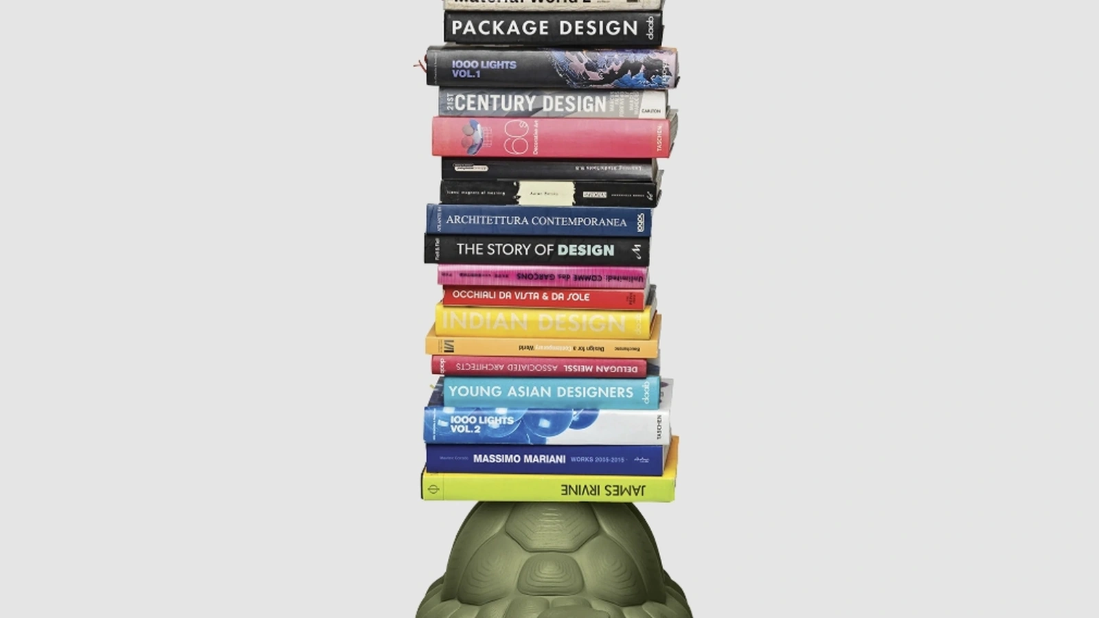 Libreria Turtle Carry di Qeeboo