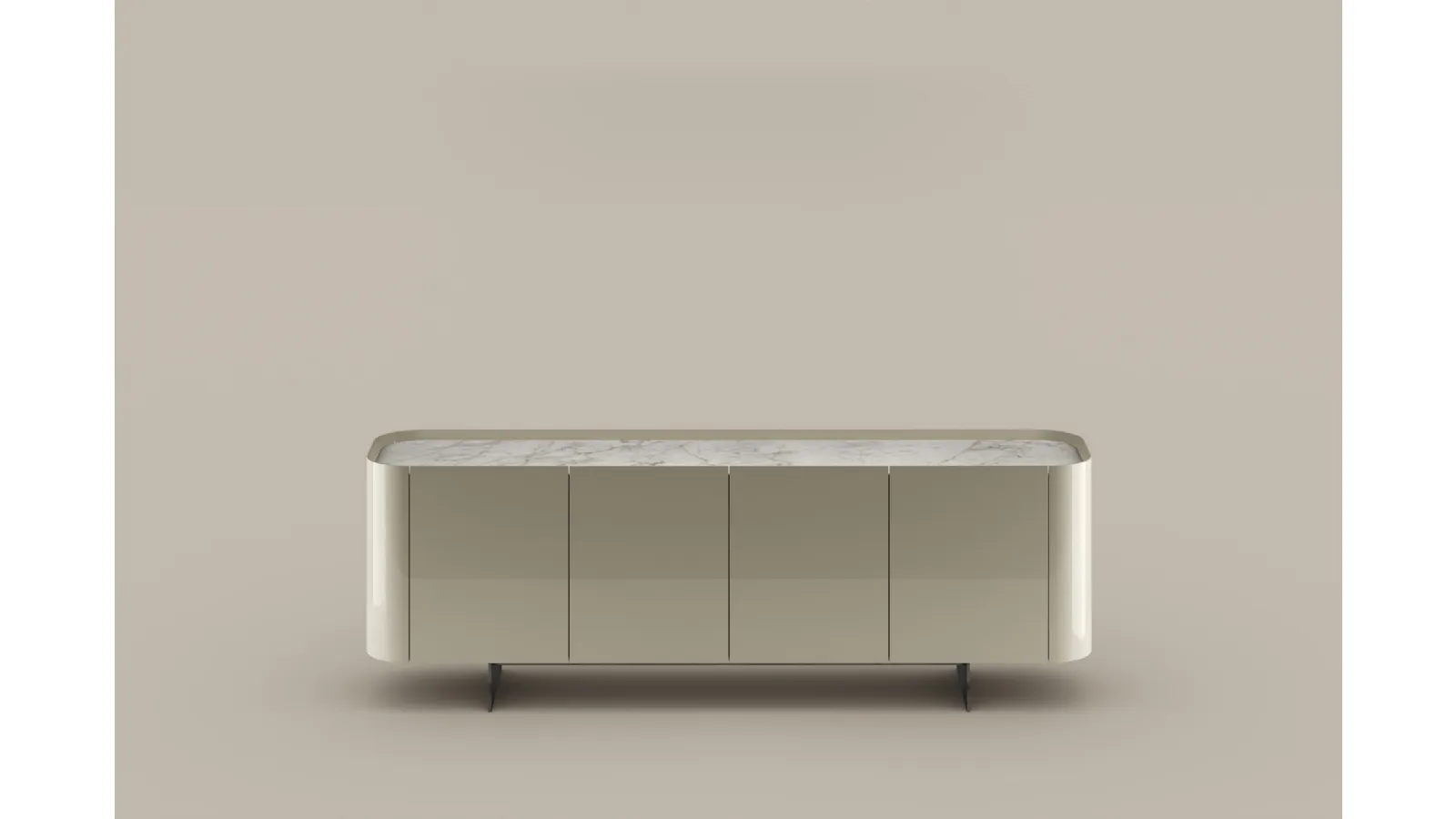 Madia in legno laccato lucido Arragan di Bonaldo