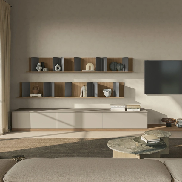 Parete Attrezzata Night & Day L01NS di Colombini Casa