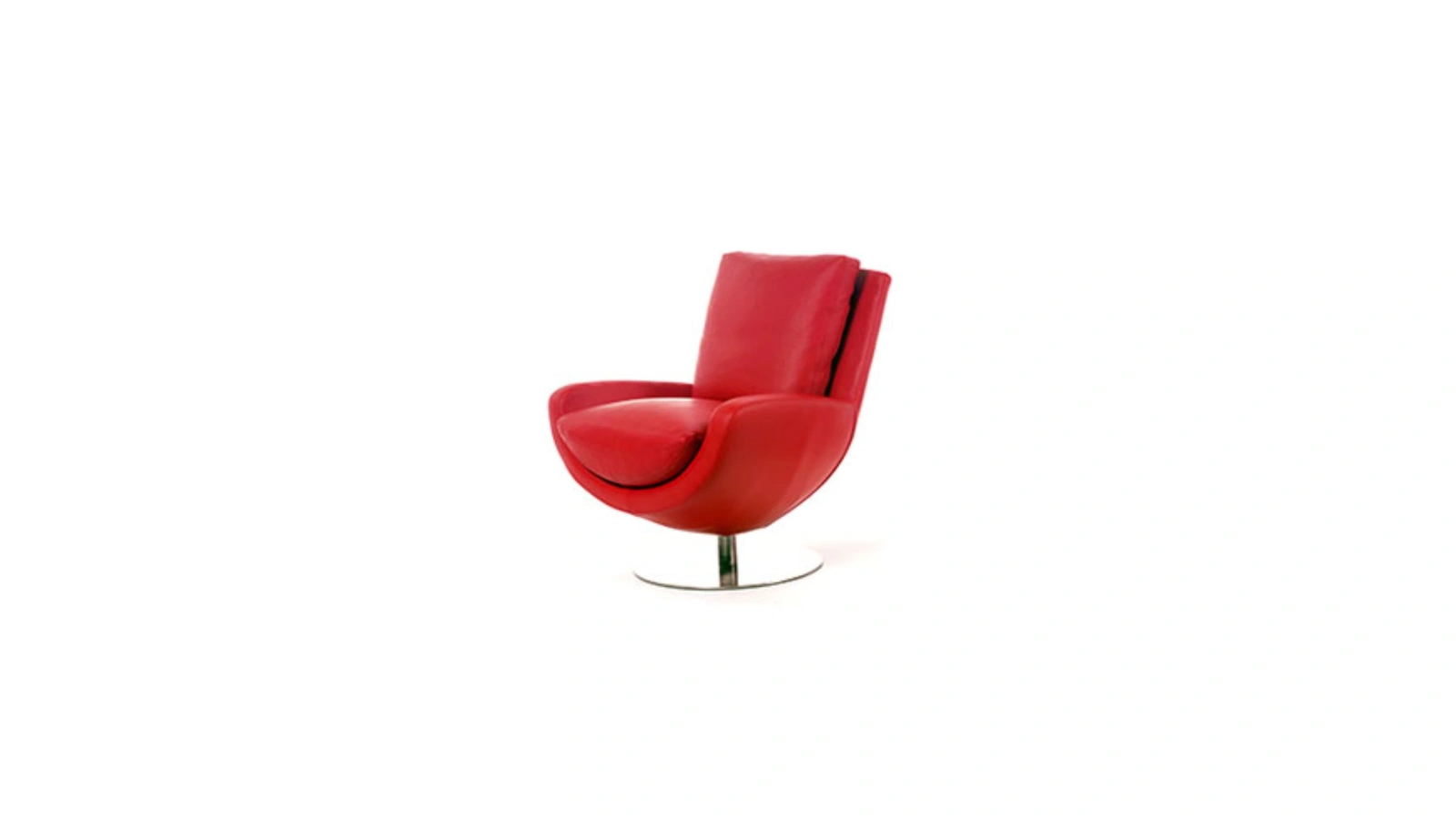 Poltroncina in pelle Minorca di Nicoletti Home