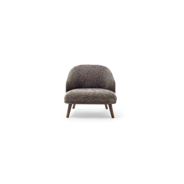 Poltroncina in tessuto con struttura in legno massello St Tropez di Ditre Italia
