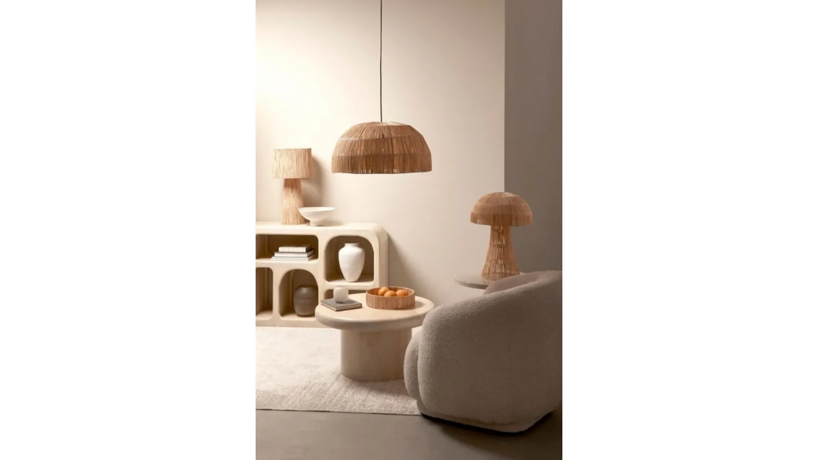 Poltroncina in tessuto Tecla di Bizzotto