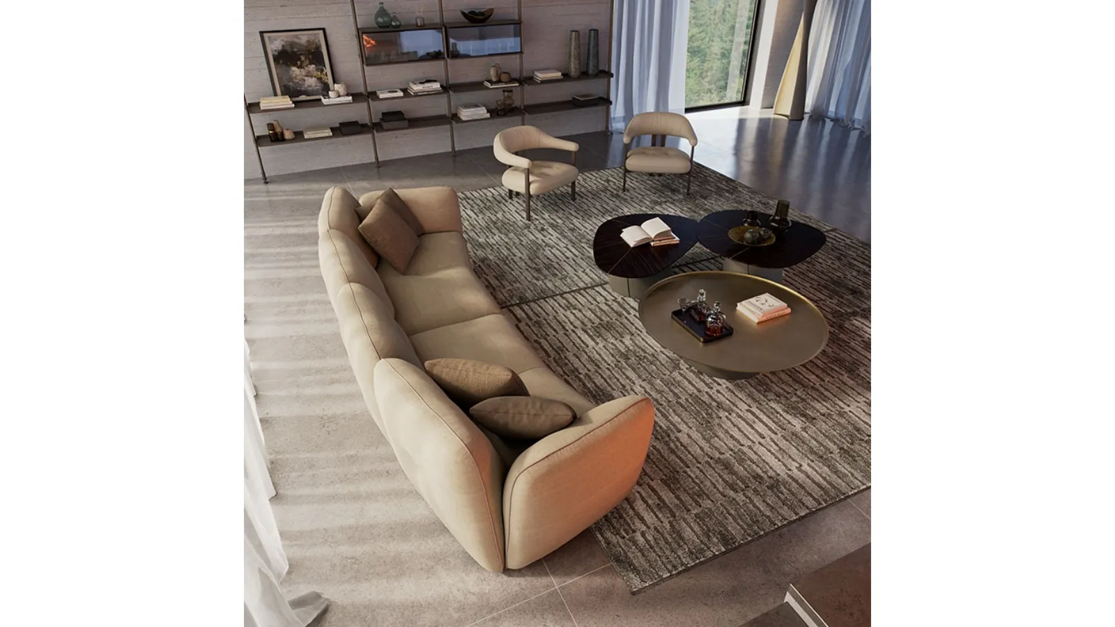 Divano lineare Michael di Cattelan Italia