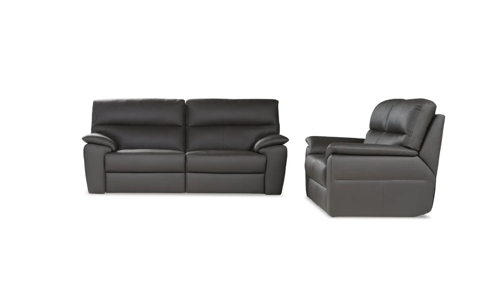 Salotto relax Detroit in pelle di Nicoletti Home