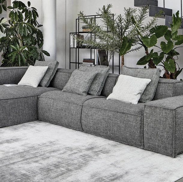 Divano con penisola Peanut BX di Bonaldo