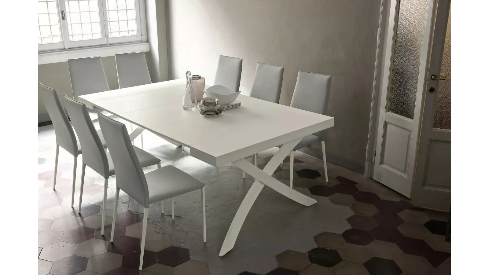 Sedia in pelle Tai di Bontempi