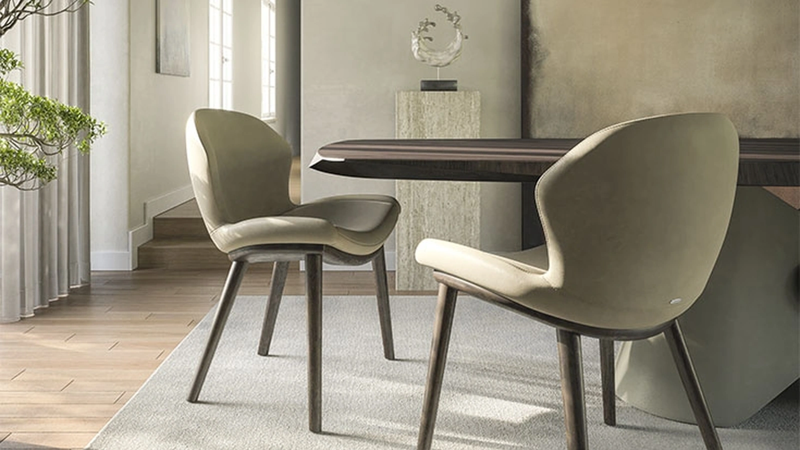 Sedia Rachel Wood di Cattelan Italia