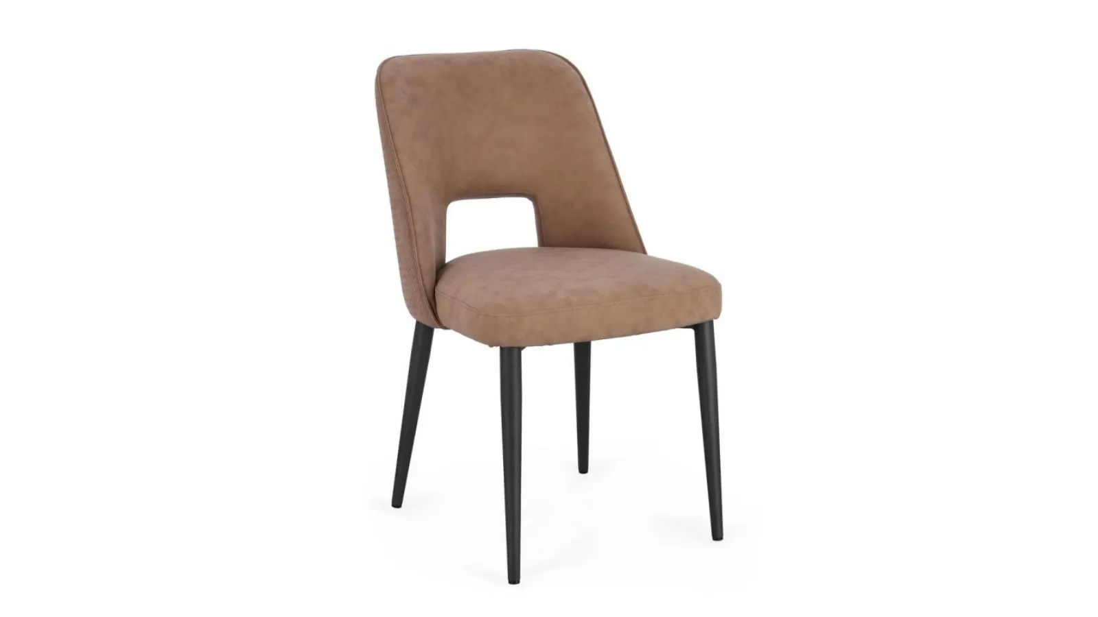 Sedia Roger in ecopelle di Bizzotto