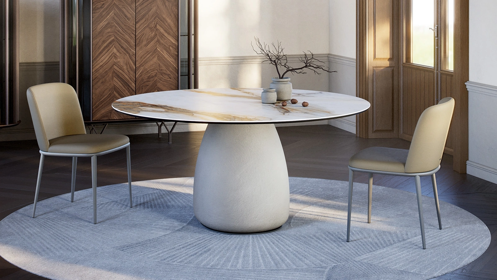 Tavolo Botero Keramik di Cattelan Italia