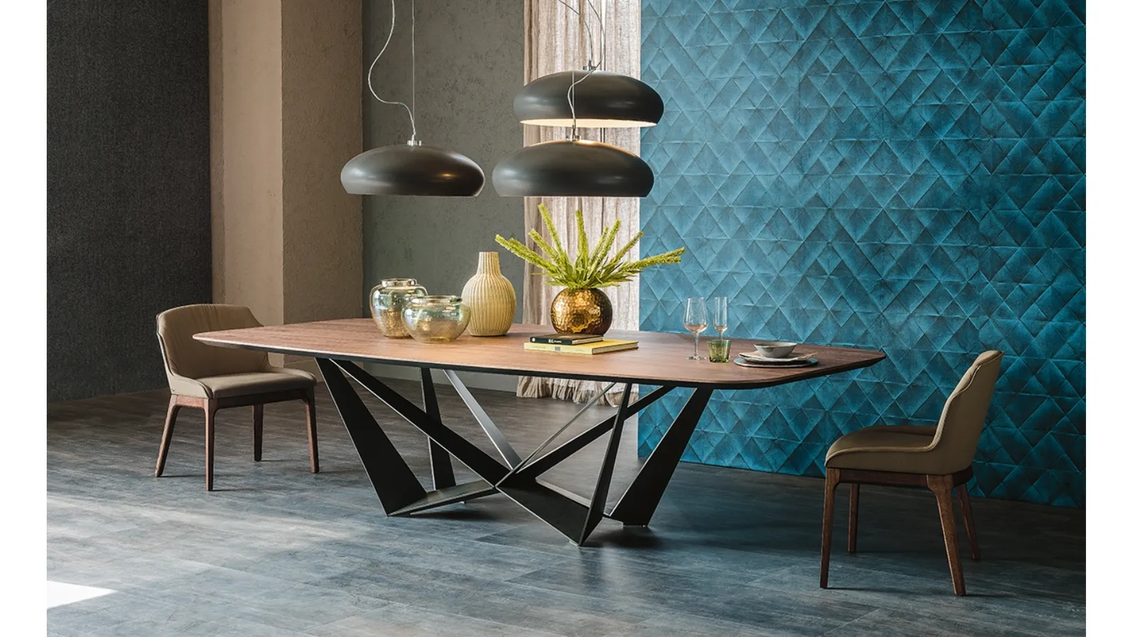 Tavolo Skorpio Wood di Cattelan Italia