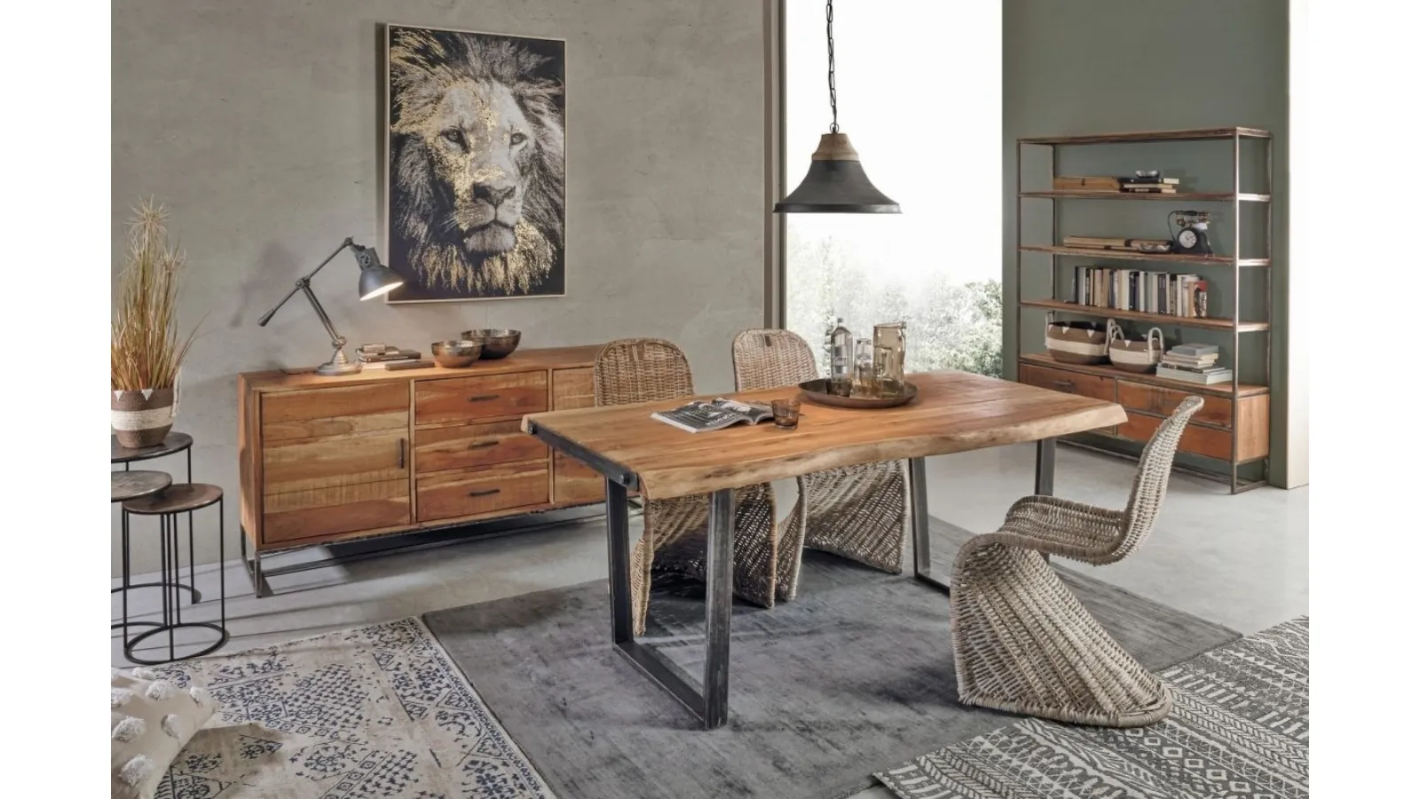 Tavolo in legno Elmer di Bizzotto