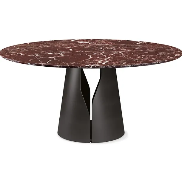 Tavolo rotondo Giano Marble di Cattelan Italia