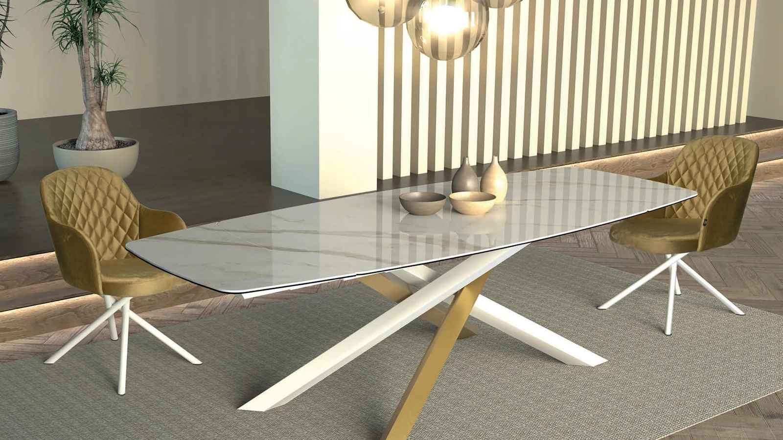 Tavolo Infinity in Gres di Abitare Interior