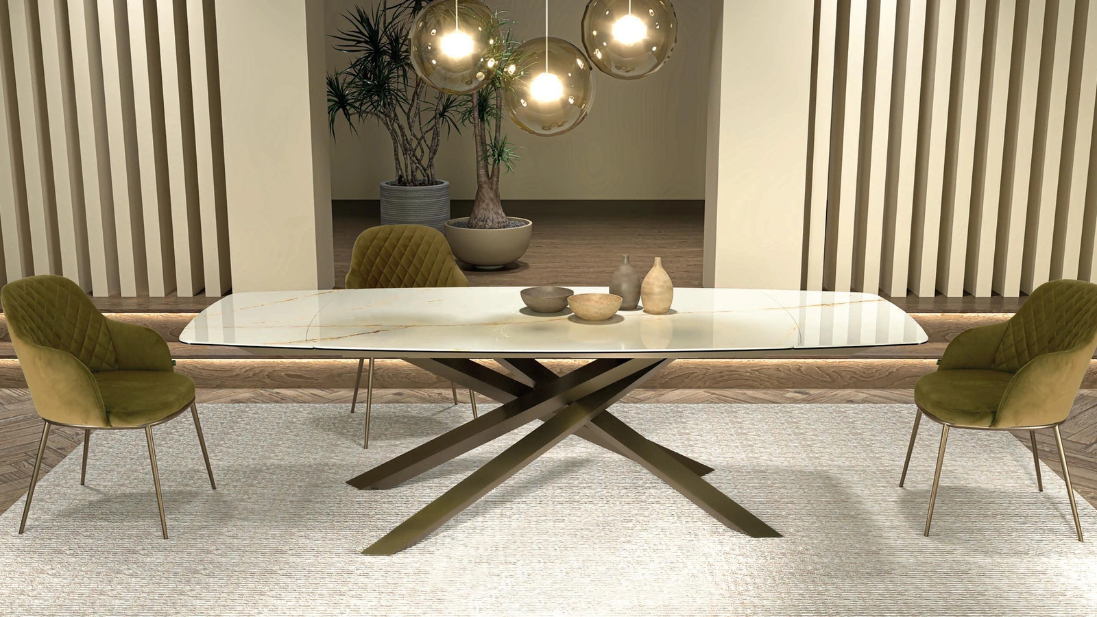 Tavolo Infinity in Gres di Abitare Interior