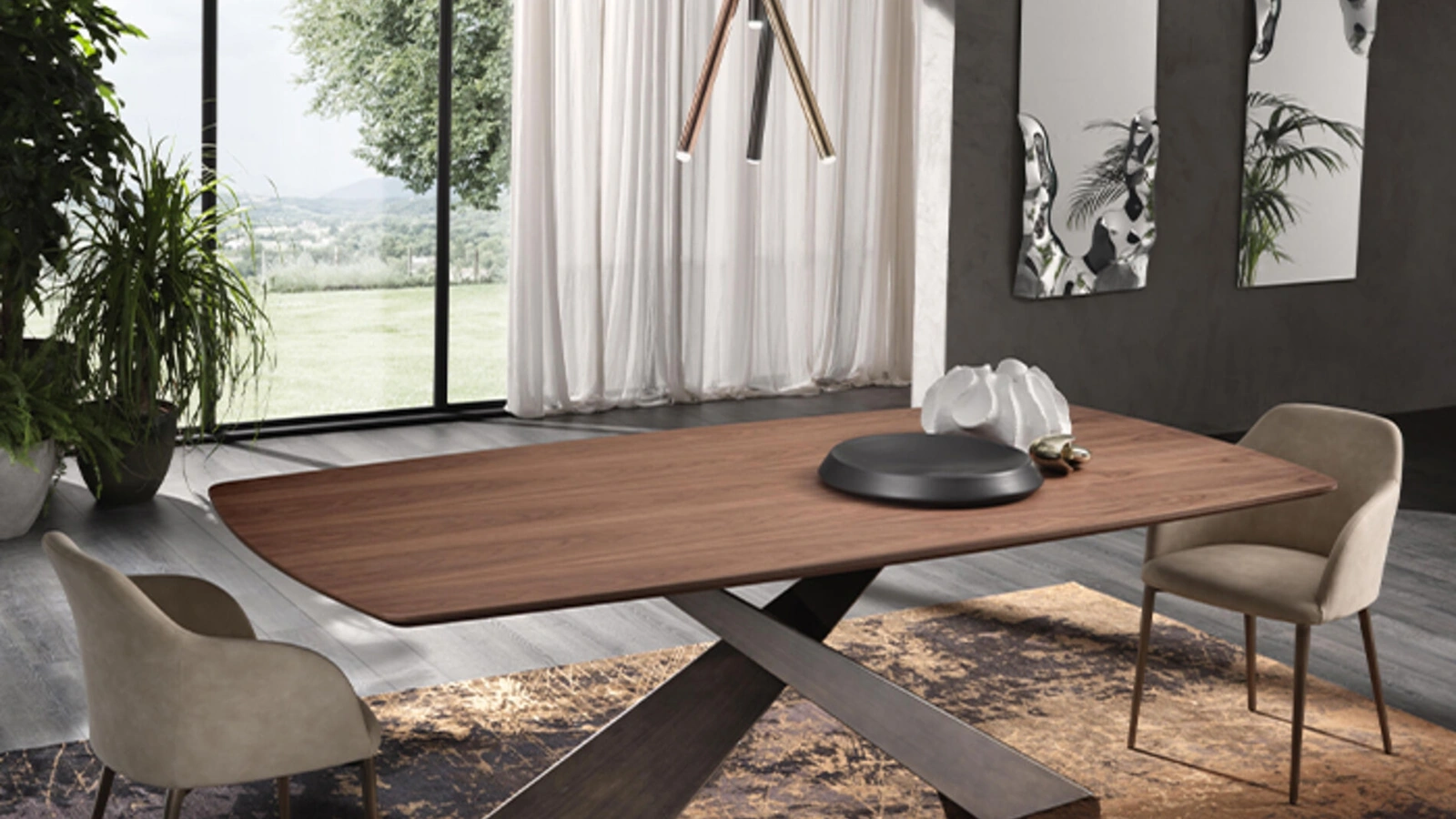 Tavolo Living Legno di Riflessi