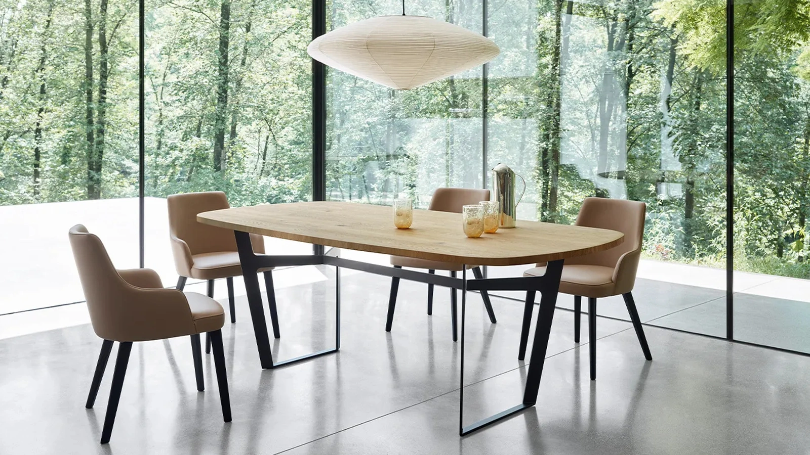 Tavolo Obi Rovere Nodato Naturale di Sangiacomo