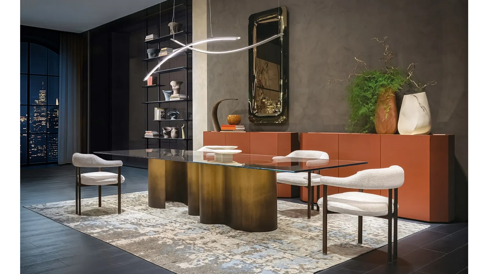 Tavolo Papel Glass di Cattelan Italia