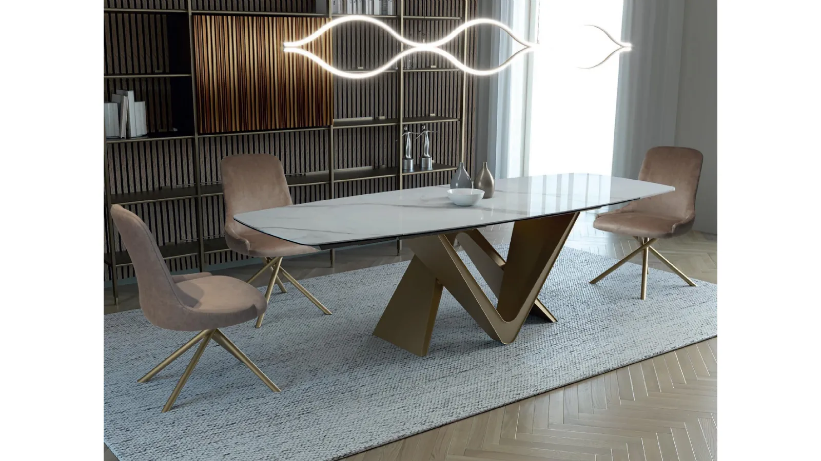 Tavolo Prime in Gres di Abitare Interior