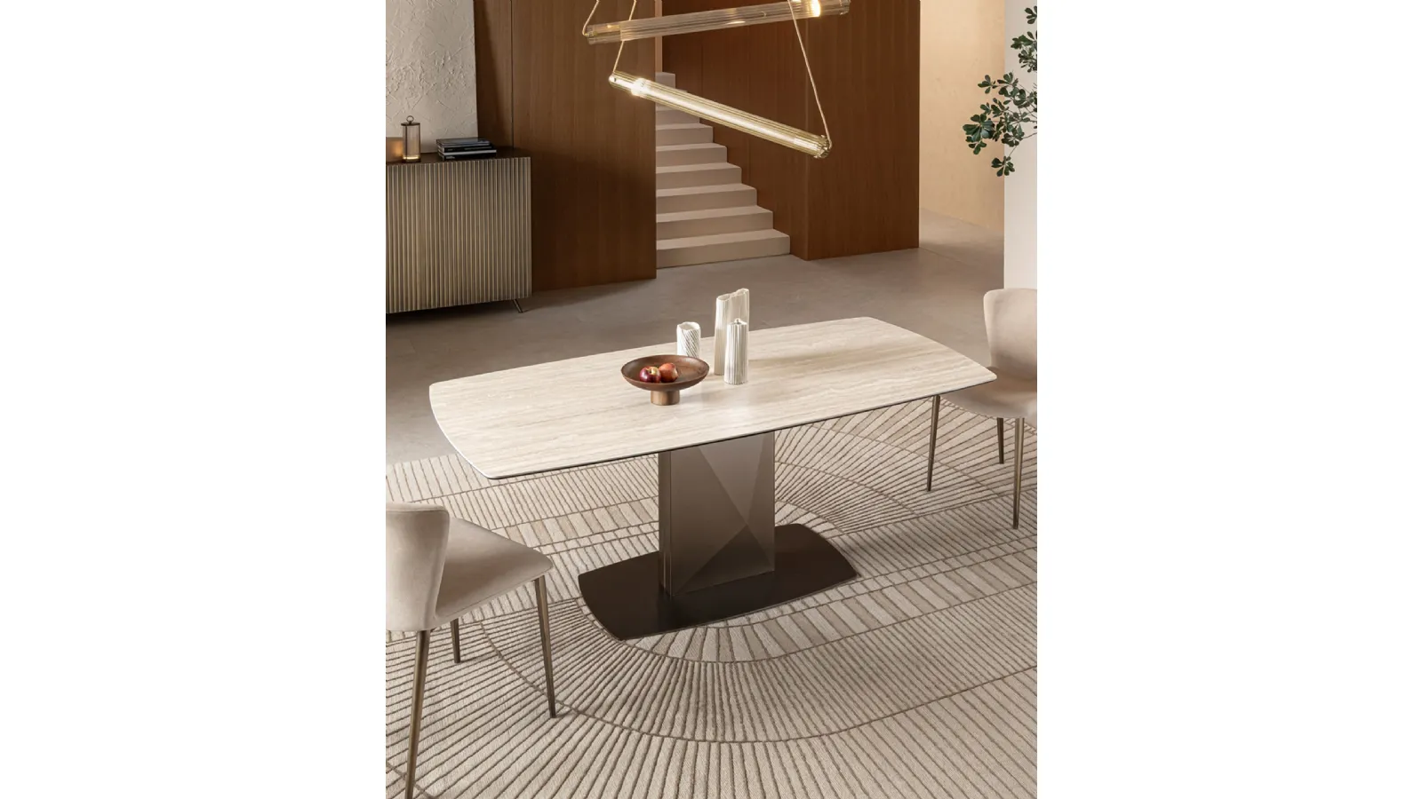 Tavolo Sabino in ceramica di Riflessi