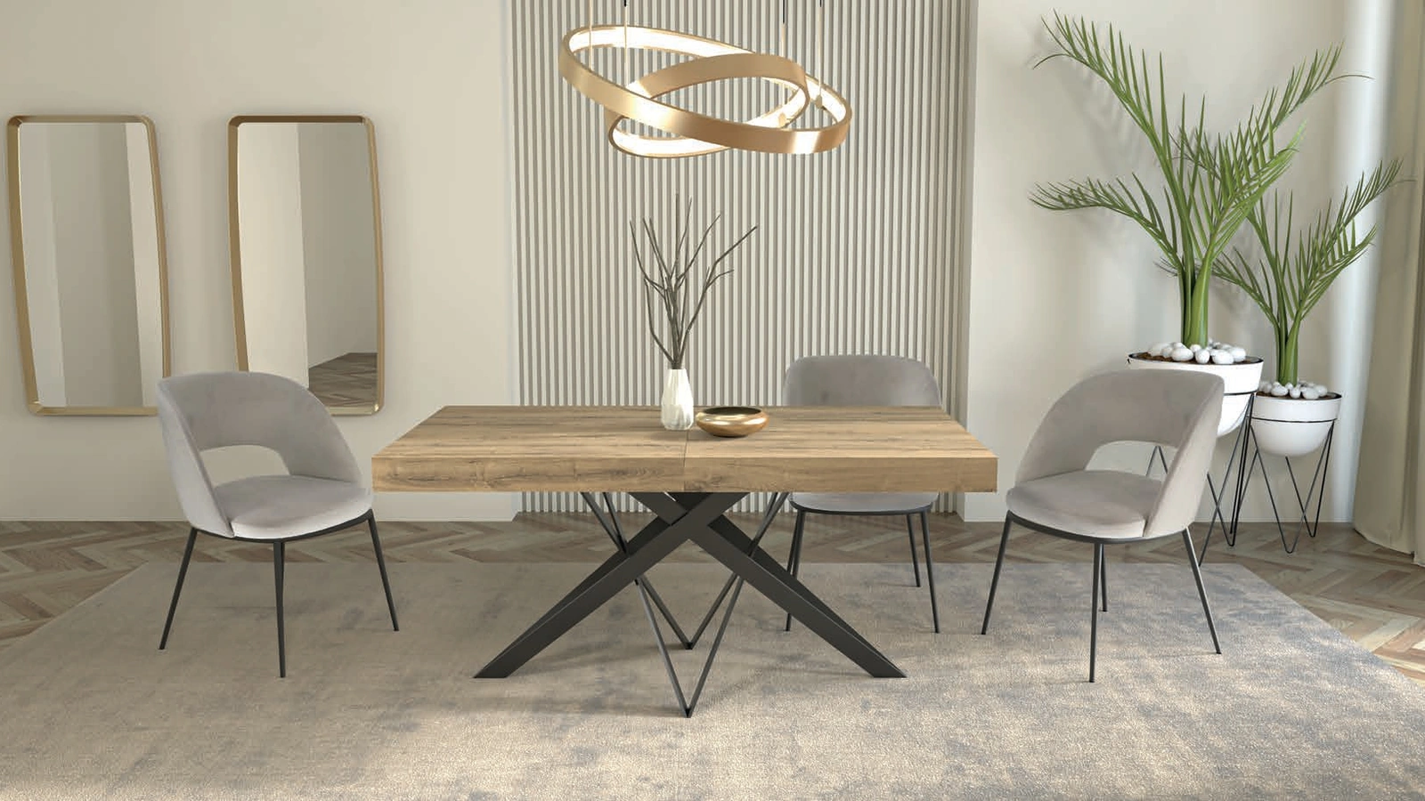 Tavolo Scenic in laminato di Abitare Interior