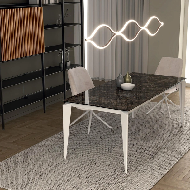Tavolo Stylo-90G in Gres di Abitare Interior