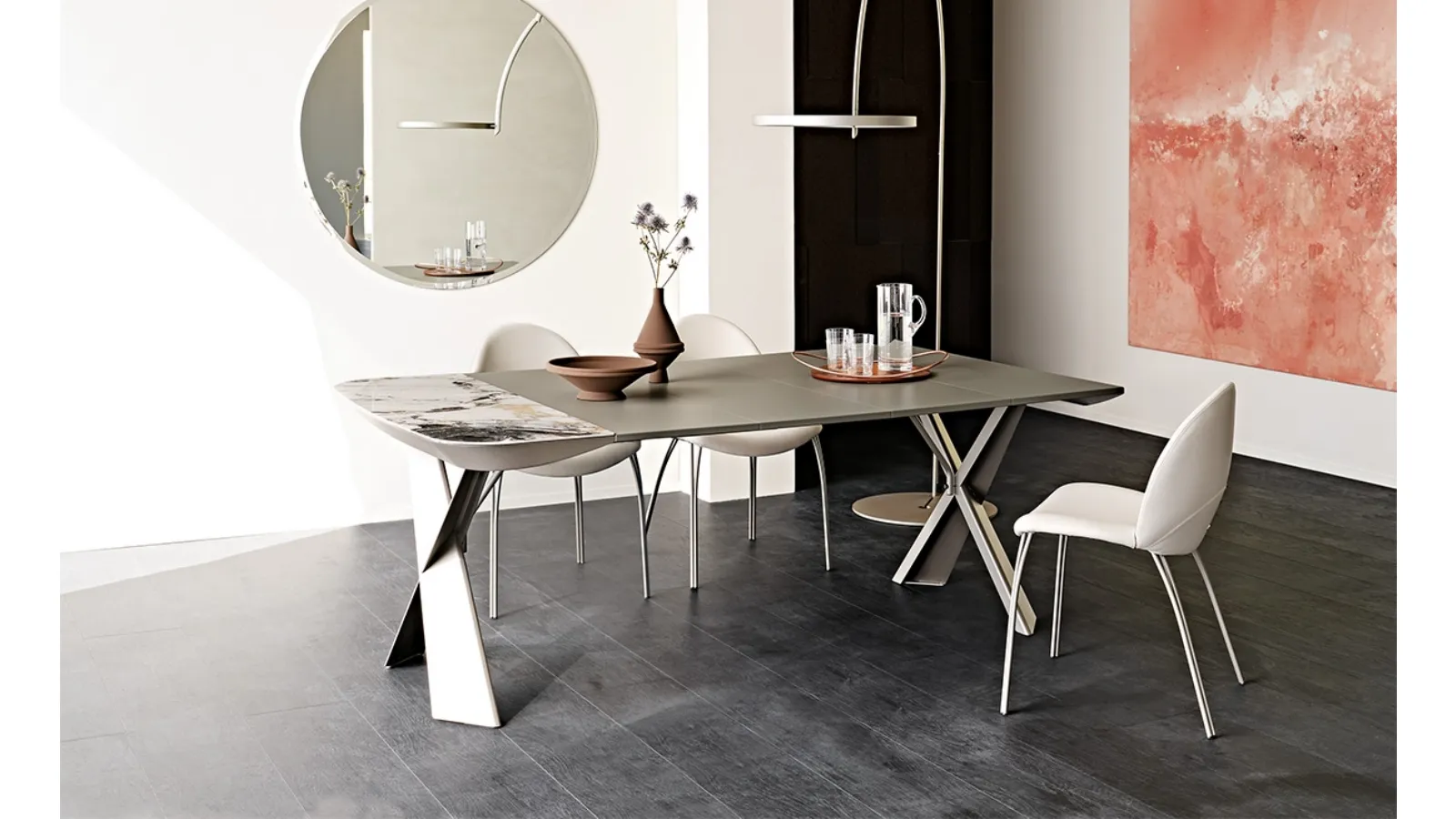 Tavolo Consolle allungabile Terminal Keramik Drive di Cattelan Italia