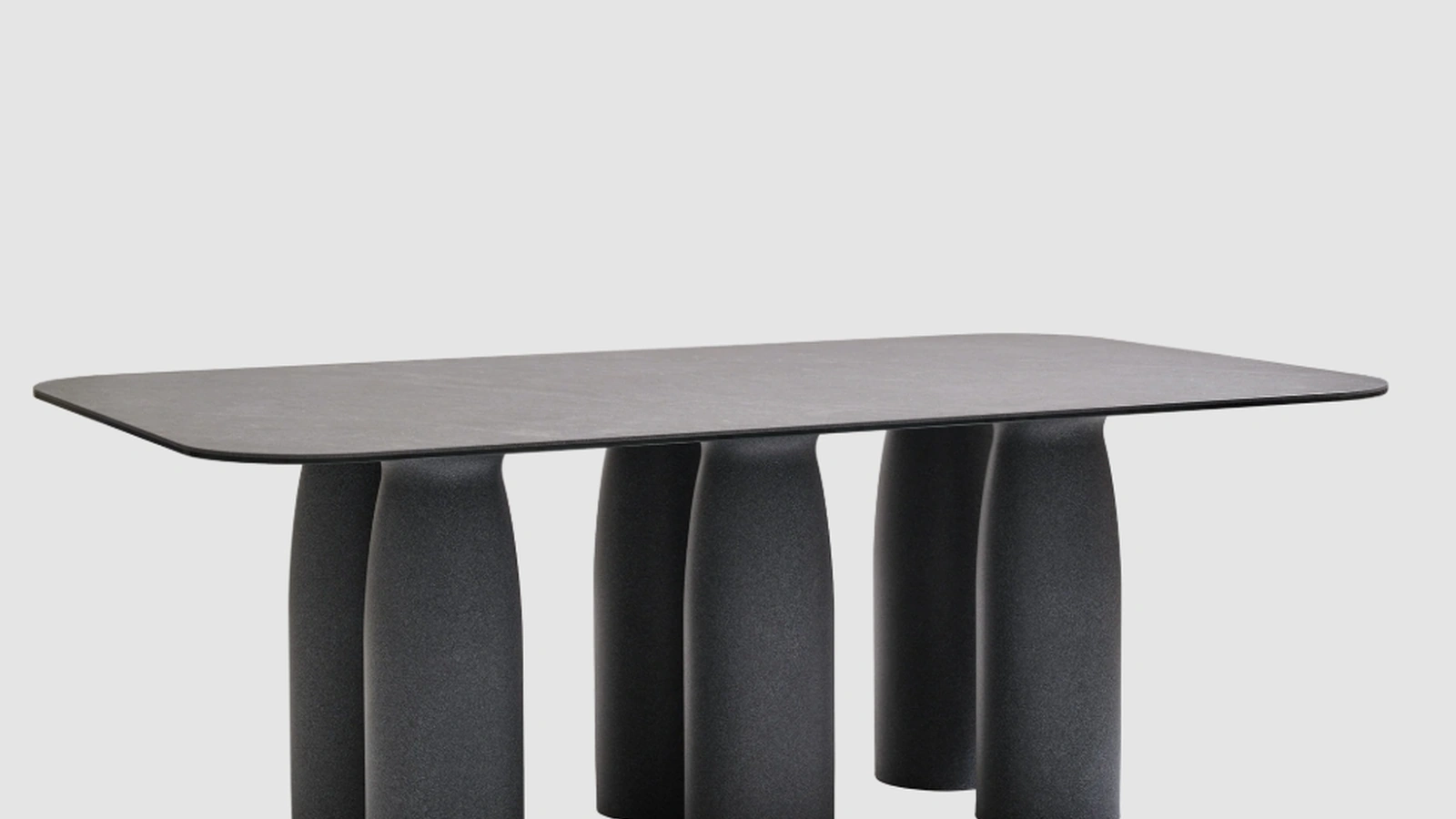 Tavolo Toto Rectangular Stonewear Top di Qeeboo