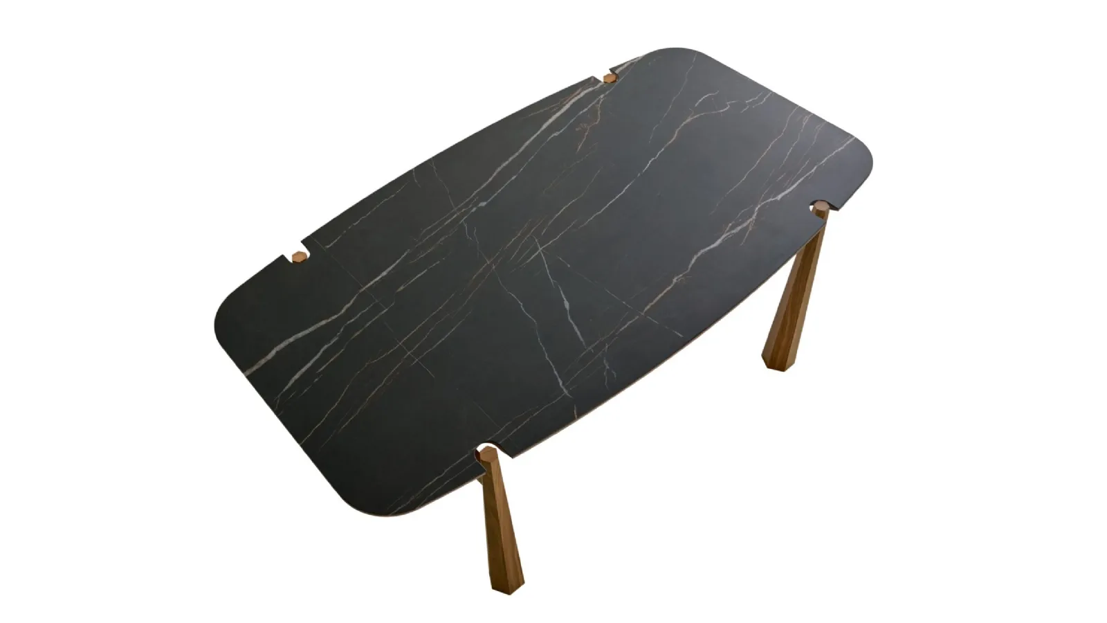 Tavolo York con top in ceramica di Modesign