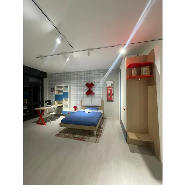 Cameretta blu navy moretti compact