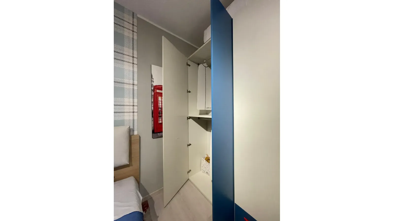 Cameretta blu navy moretti compact