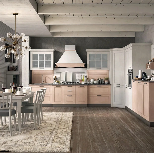 Cucina Classica angolare in Frassino Virginia 04 di Stosa
