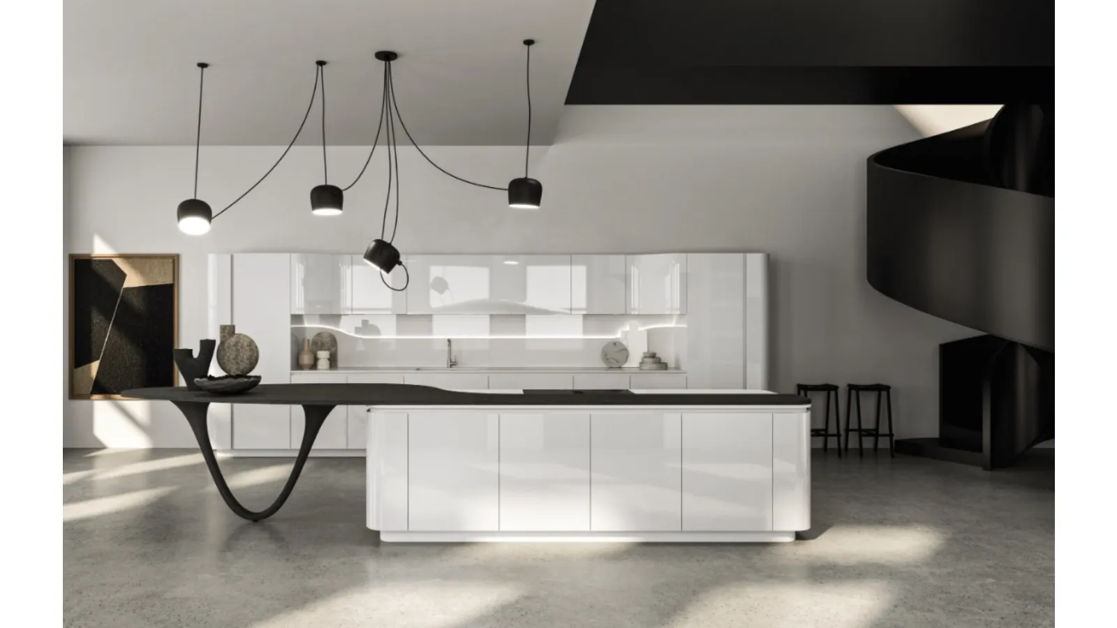 Cucina Design con isola Ola 04 di Snaidero