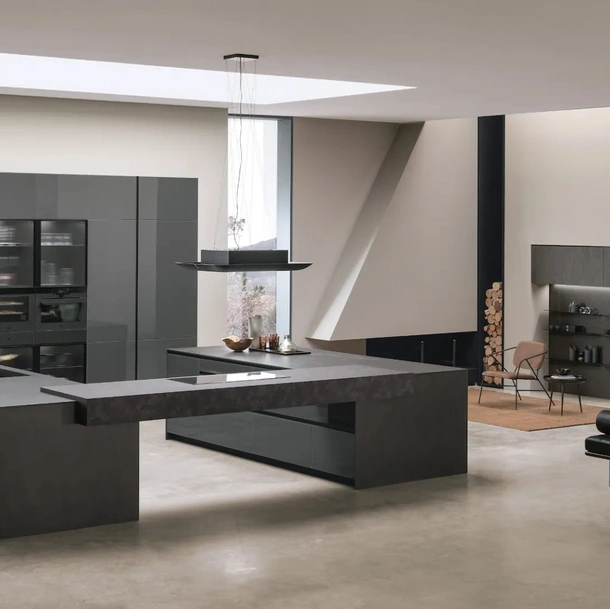 Cucina Moderna con doppia isola Aliant 01 di Stosa
