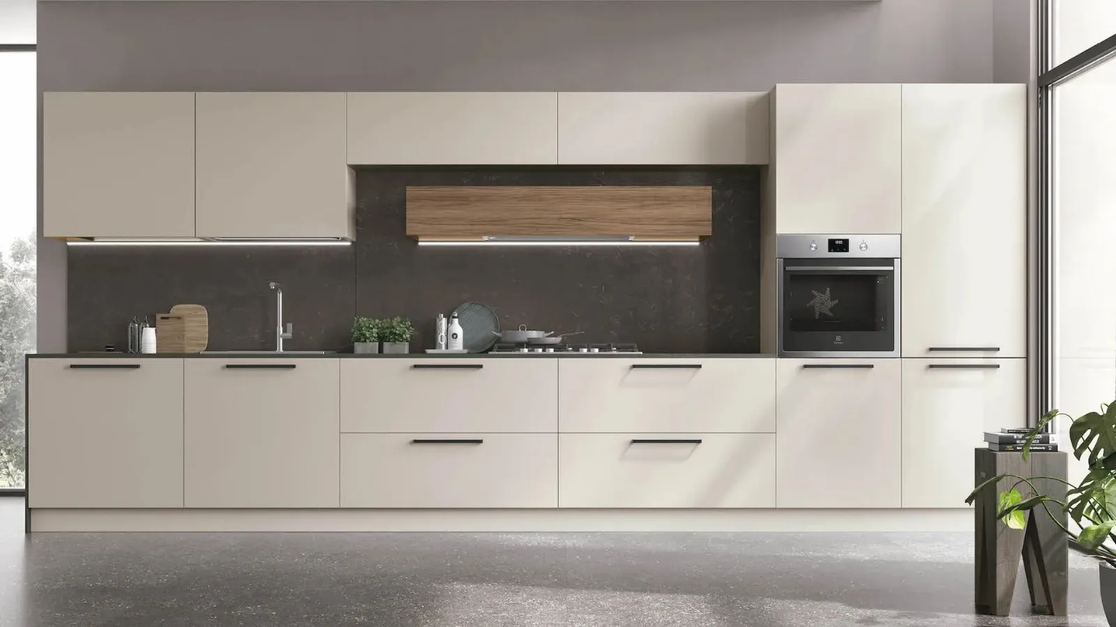 Cucina Moderna lineare Infinity 08 di Stosa