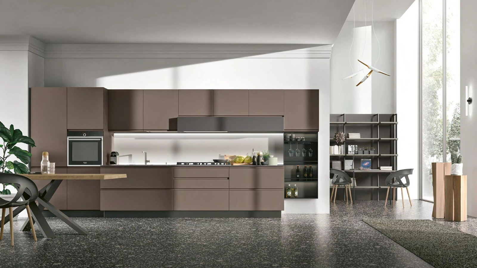 Cucina Moderna lineare Karma 06 di Stosa