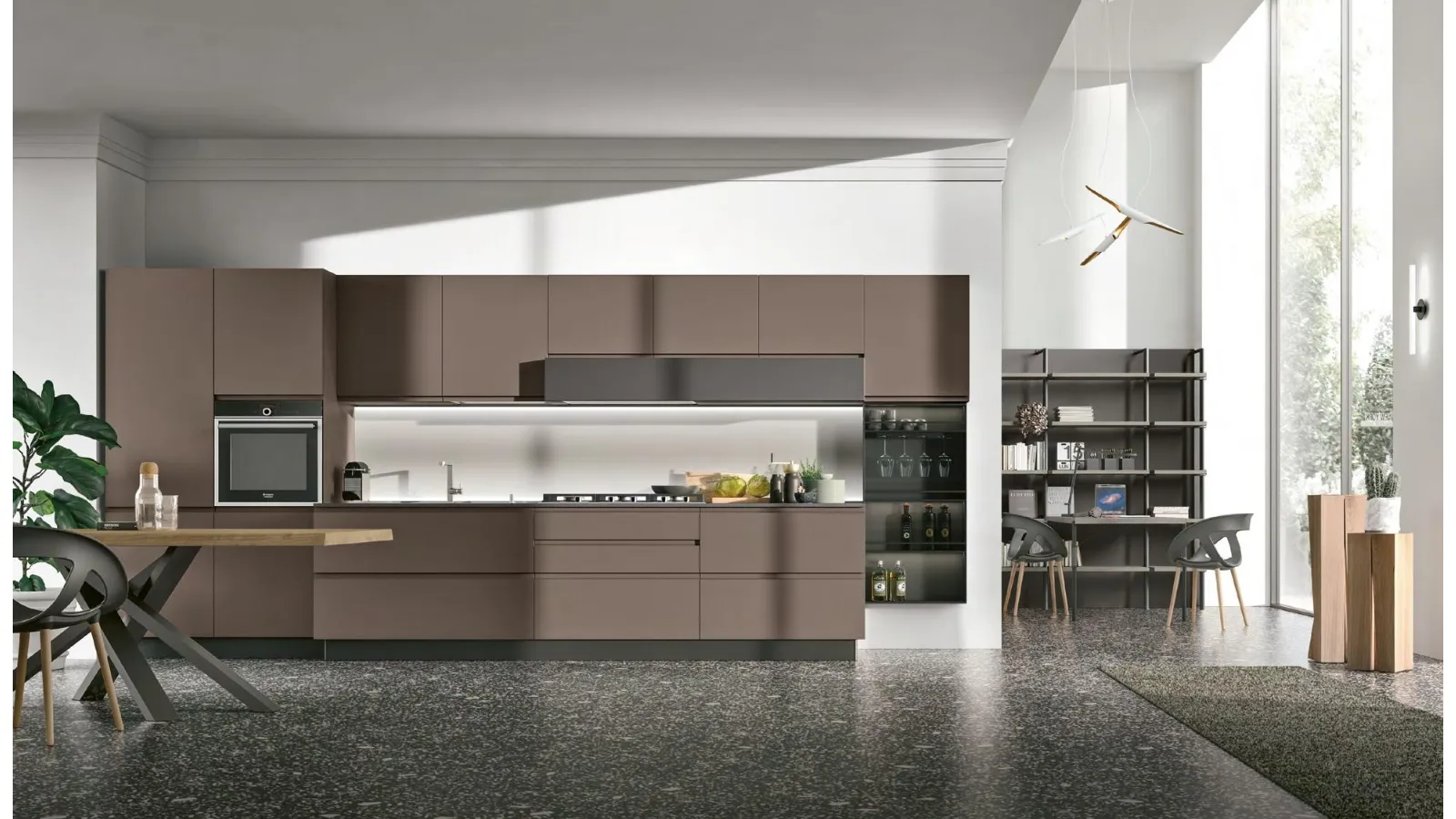 Cucina Moderna lineare Karma Modern 03 di Stosa