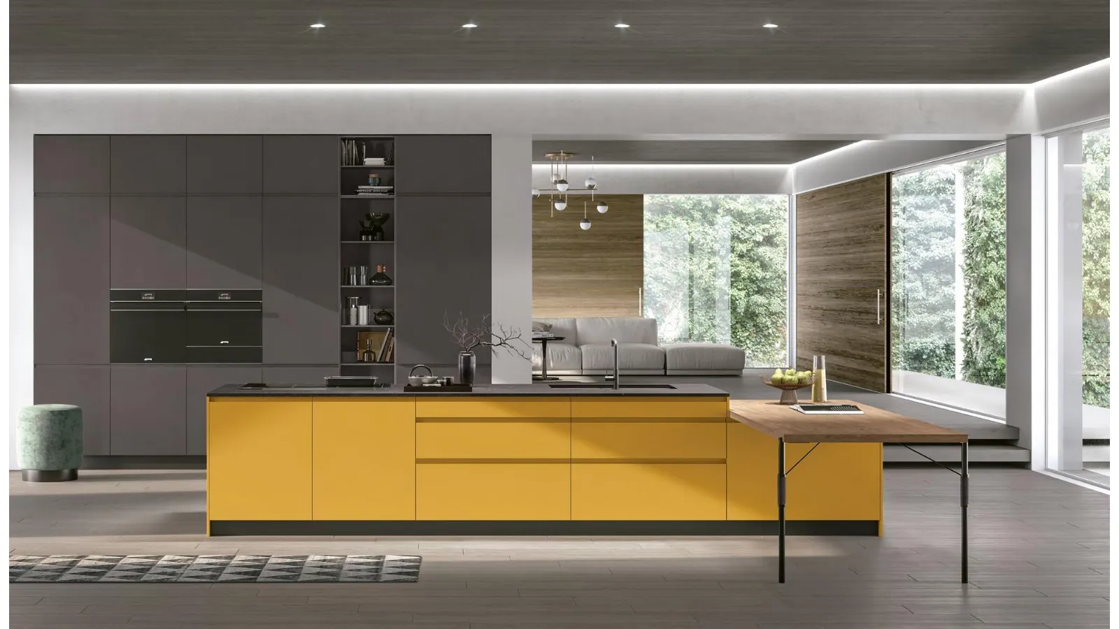 Cucina Moderna con isola Karma 10 di Stosa