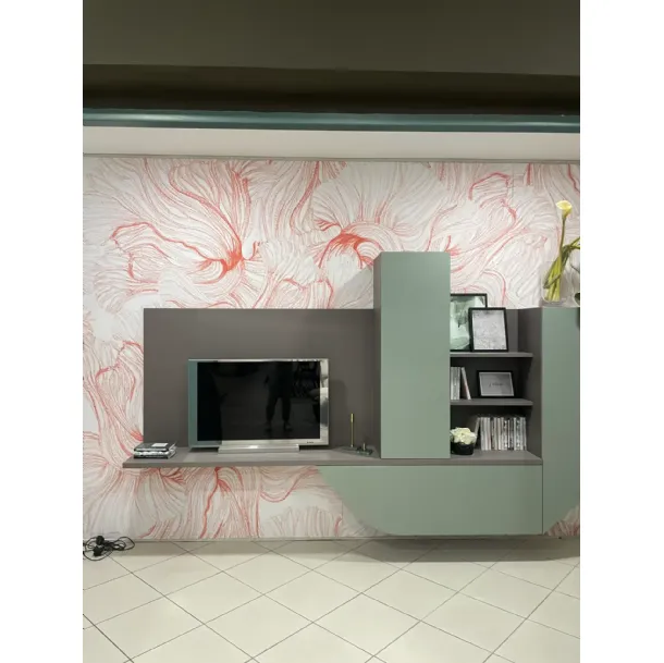 parete attrezzata velvet onda b4 artigianmobili