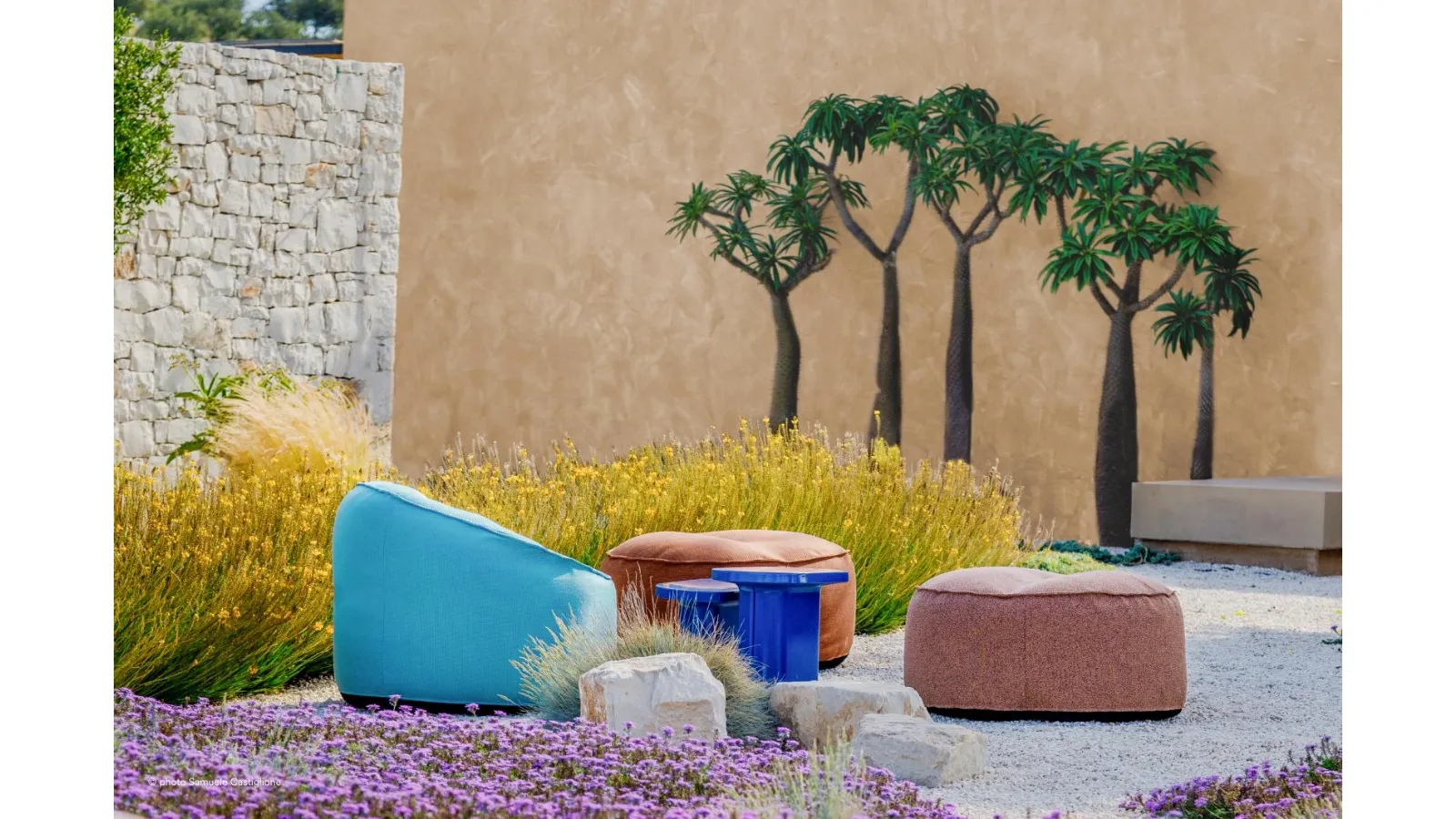 Pouf e Poltroncina Outdoor Island di Pedrali