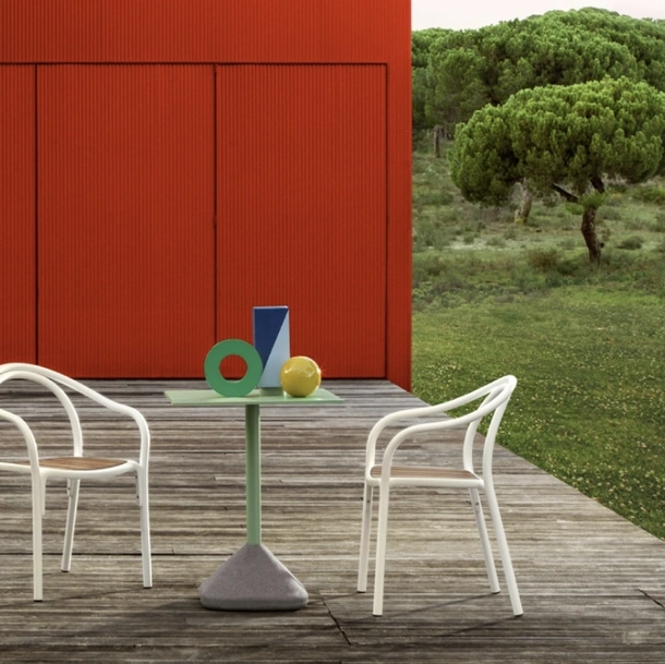 Sedia in alluminio Soul di Pedrali