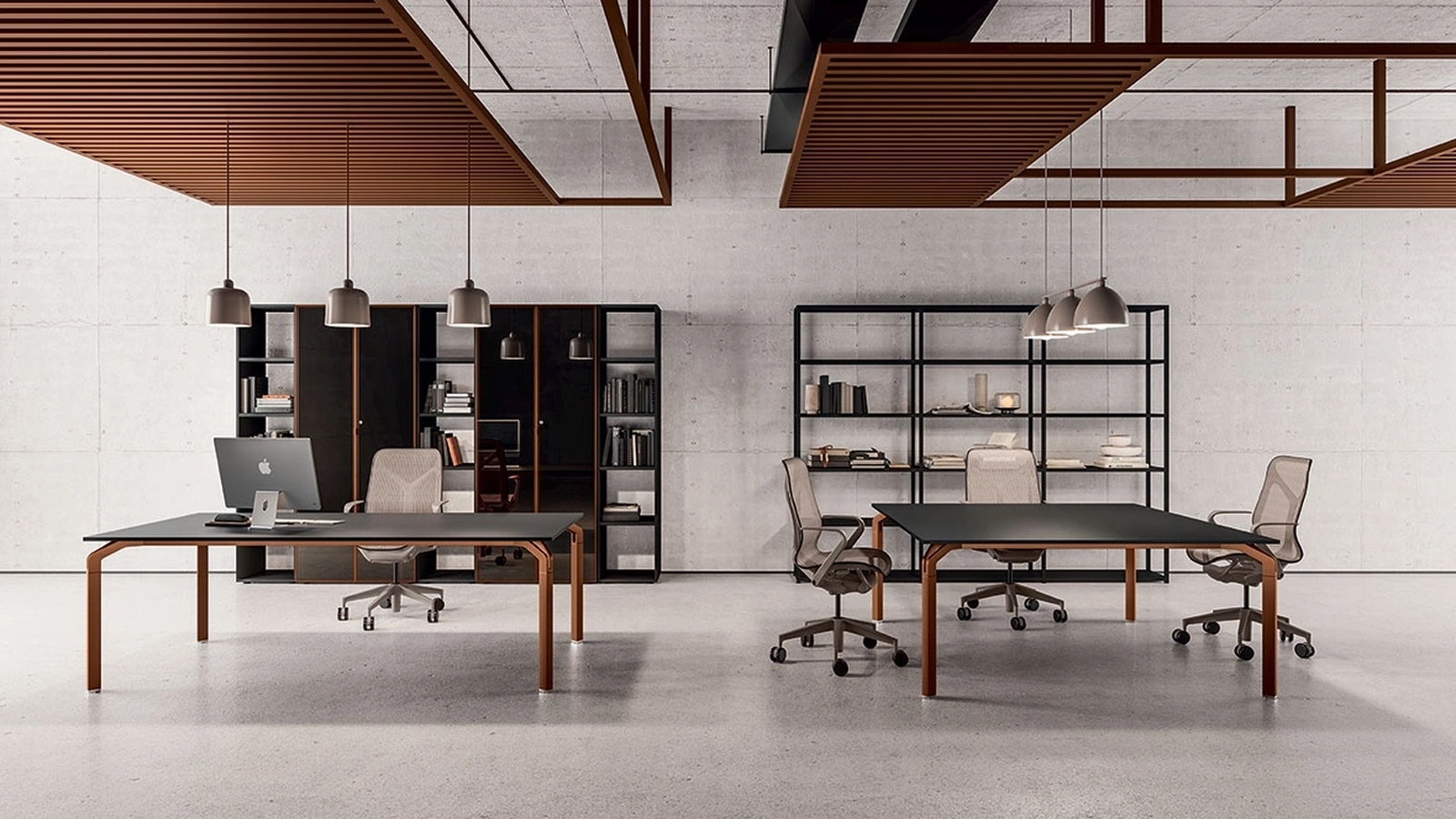 Scrivania Direzionale Yoga Laccato di About Office