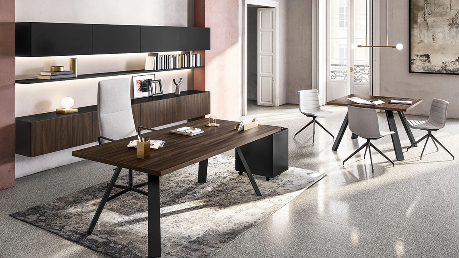 Scrivania Direzionale Funny Plus Gamba K di About Office