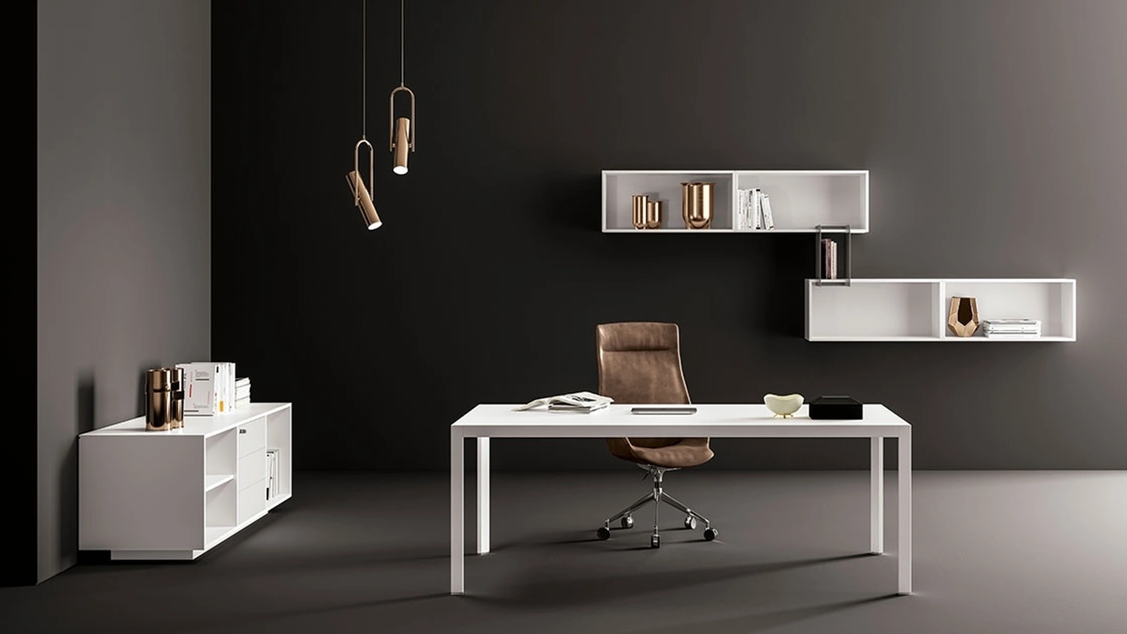 Scrivania Direzionale Hype Melaminico di About Office