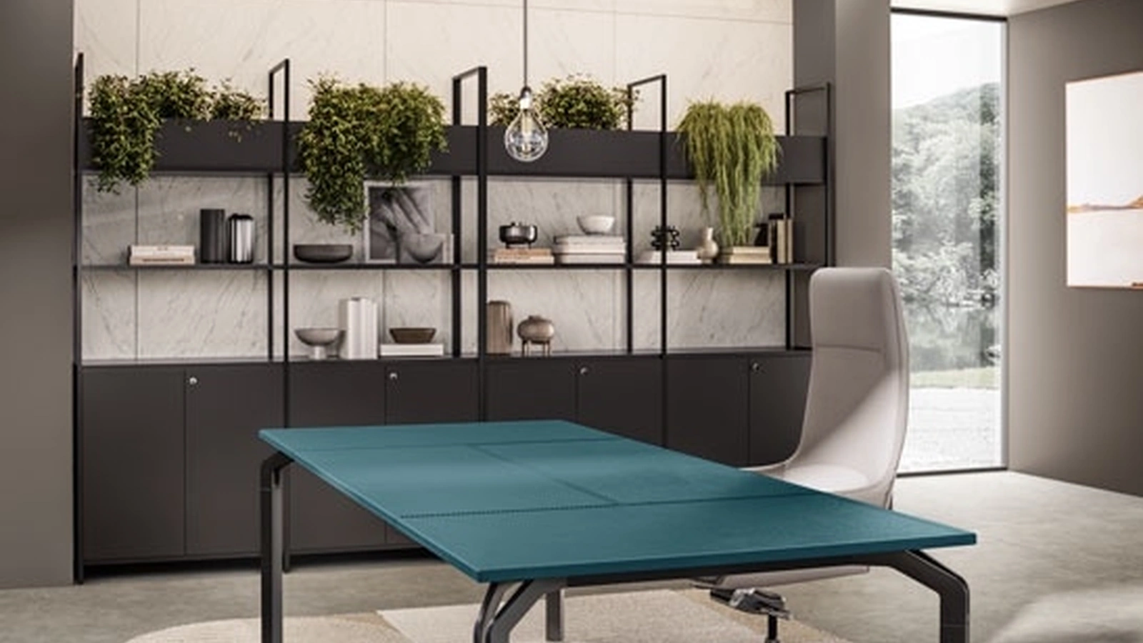 Scrivania Direzionale Yoga Pelle di About Office