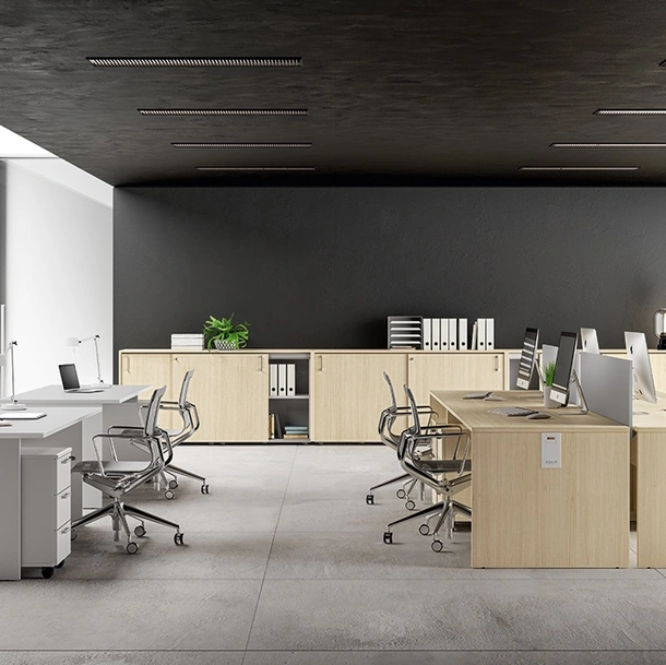 Scrivania Operativa Funny Fianco Legno di About Office